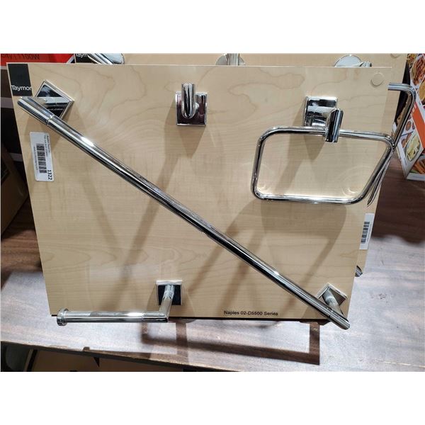 Taymor Naples Series Bathroom Accessory Fixtures -Display Set