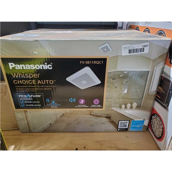 Panasonic Whisper Choice Auto Bathroom Ventilation Fan
