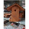 Image 2 : Locally & Hand Made Hanging Bird Feeding Station with Shingled Roof