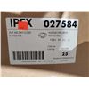 Image 2 : IPEX 4x3" ABS DWV Closet Flange Hub  Lot of 25