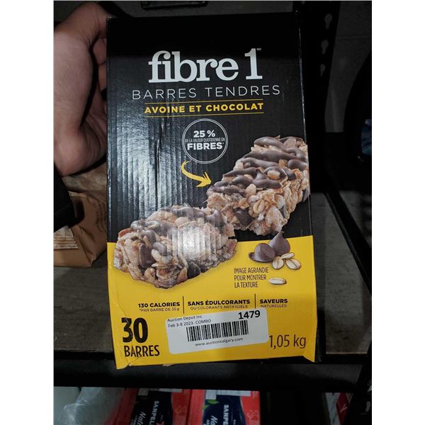 Fiber One Protein One Chocolate Chip Bars – 60 Count – Exp 09/19/2025 – New Sealed
