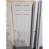 Image 1 : White Interior Door with Pre-drilled Handle Hole 80x30"