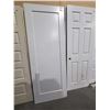 Image 1 : White Interior Door with Pre-drilled Handle Hole 80x30"