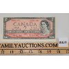 1954 CANADIAN $2 BANKNOTE 