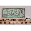 Image 1 : 1967 CANADIAN $1 BANKNOTE - NO SERIAL #'s