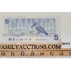 Image 2 : 1986 CANADIAN $5 BANKNOTE 