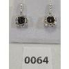 Image 2 : ELEGANT BLACK & WHITE EARRINGS 