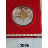 Image 3 : 2002 STERLING SILVER LUNAR COIN W/ GOLD PLATED CENTER