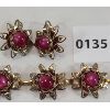 Image 2 : LOT OF 3 - BLOOMING FLOWER STYLE BRACELET AND EARRINGS