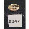 Image 1 : WOMEN'S WEDDING BAND W/ RHINESTONES - SZ 8.75
