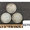 Image 1 : LOT OF 3 - 1965 CANADIAN SILVER DOLLAR