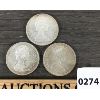 Image 2 : LOT OF 3 - 1965 CANADIAN SILVER DOLLAR