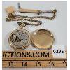 Image 3 : ELGIN FORTUNE A.W.C. CO POCKET WATCH - GOLD FILLED 