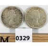 Image 2 : LOT OF 2 - 1959 AND 1962 CANADIAN SILVER DOLLARS