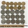 LOT OF 29 - CANADIAN ONE DOLLAR COINS