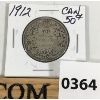 Image 1 : 1912 CANADA SILVER 50 CENT PC