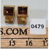 Image 1 : PAIR OF SQUARE MESH DESIGN CUFFLINKS