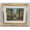 Image 1 : HAVNESZ(?) SIGNED 'WOODS STREAM' - ACRYLIC(?) ON BOARD - 11 x 15in