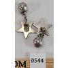 Image 2 : STERLING SILVER STAR CLIP ON EARRINGS