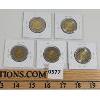 Image 2 : LOT OF 5 - CANADIAN TOONIES - 2014, 17, 18, 19, 20