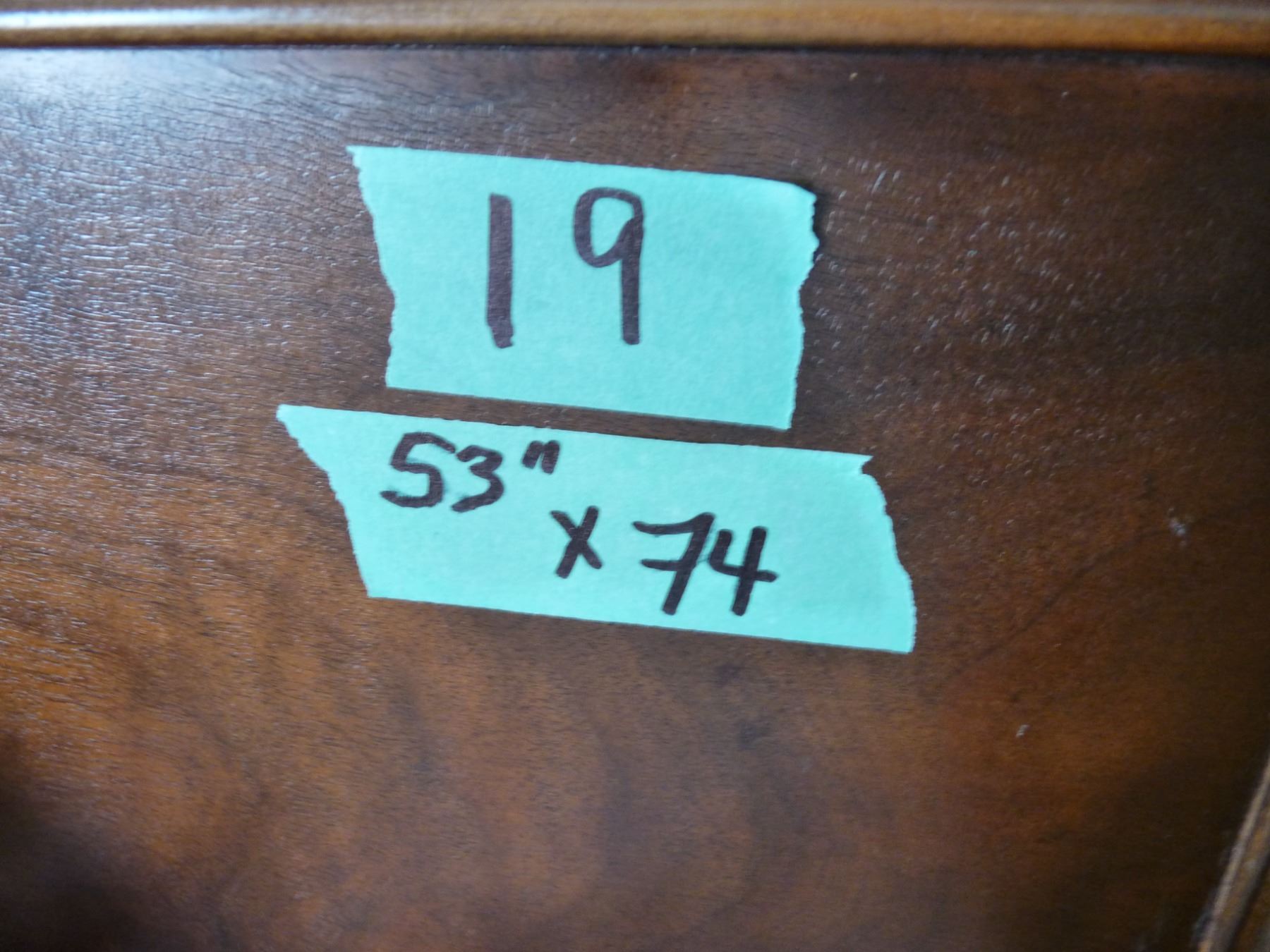 KNECHTELS QUALITY FURNITURE Wood framed bedroom suite with bed, dresser