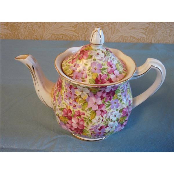 Teapot royal standard fine bone China England Virginia stock