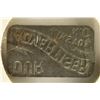 Image 2 : VINTAGE METAL TOBACCO TAG ''OUR ADVERTISER"