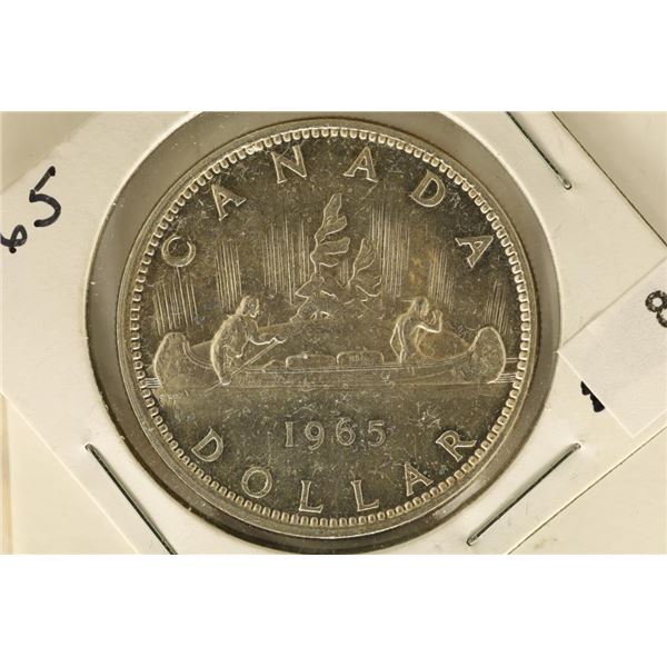 1965 CANADA SILVER DOLLAR BU .6000 OZ. ASW