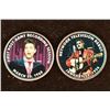 Image 1 : 2-COLORIZED ELVIS PRESLEY ON KENNEDY HALF DOLLARS