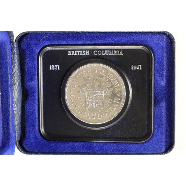 1971 CANADA UNC COIN IN BLUE FLIP CASE