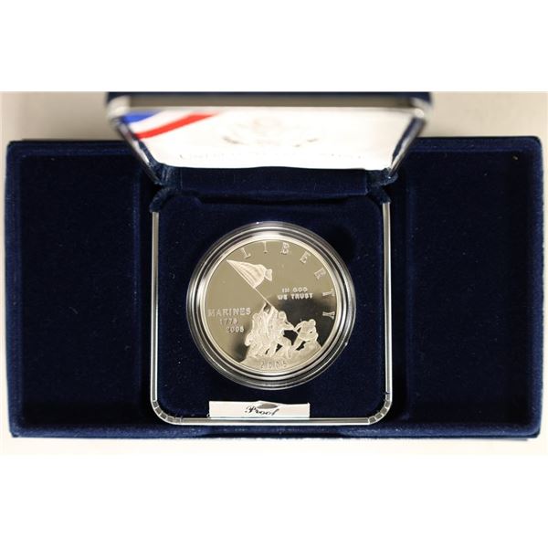 2005-P US SILVER PF MARINE CORP 230TH ANNIVERSARY