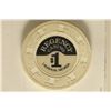 Image 2 : $1 REGENCY CASINO CHIP LAUGHLIN, NV