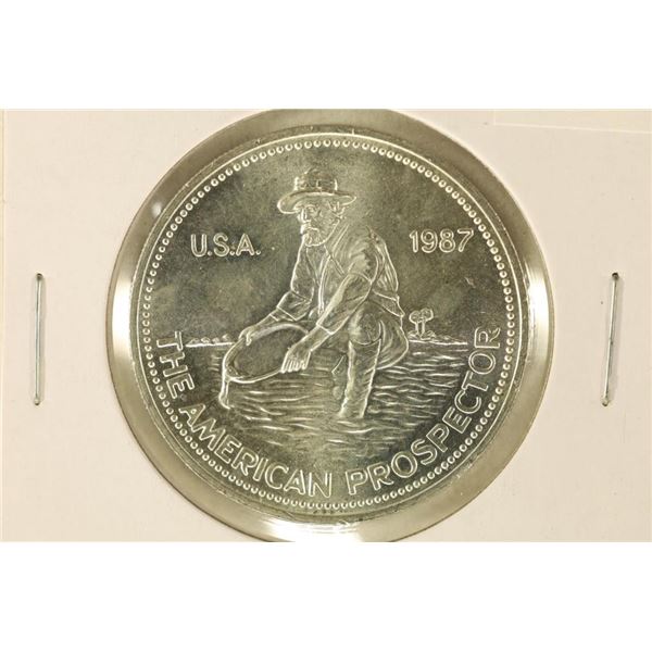 1 TROY OZ .999 FINE SILVER UNC ROUND