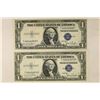 Image 1 : 2 CRISP UNC 1935-D $1 SILVER CERTIFICATES