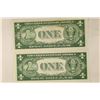 Image 2 : 2 CRISP UNC 1935-D $1 SILVER CERTIFICATES