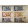 Image 1 : 6 YUGOSLAVIAN BANK NOTES: 1990 & 2-1991-ONE