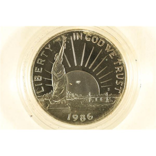 1986-S US STATUE OF LIBERTY PF HALF DOLLAR