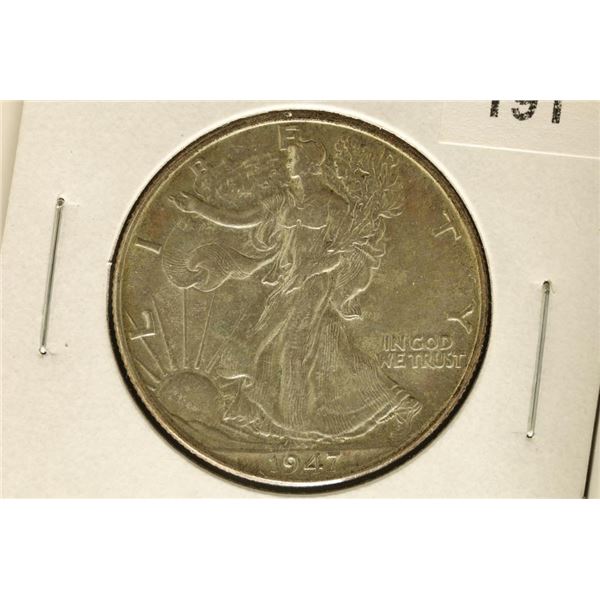 1947 SILVER WALKING LIBERTY HALF DOLLAR