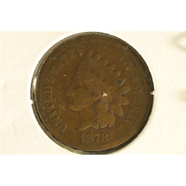 1878 INDIAN HEAD CENT (SEMI-KEY) DATE