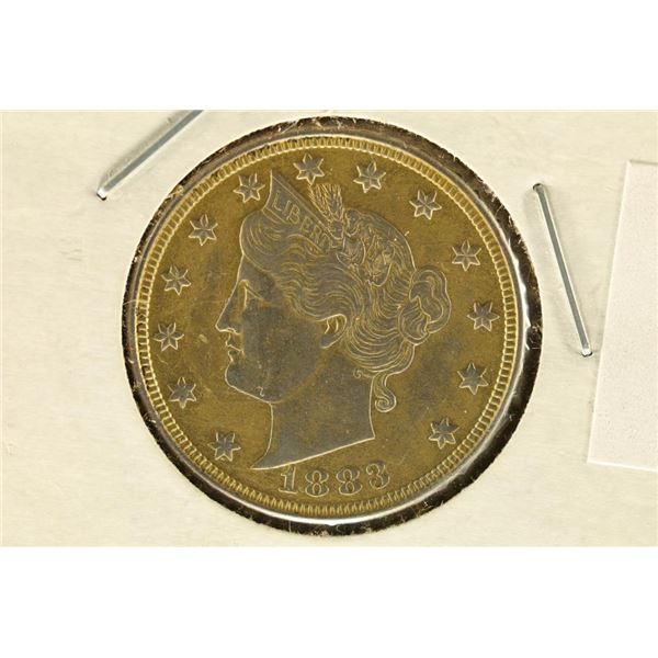 1883 GOLD PLATED ''RACKETEERS NICKEL''