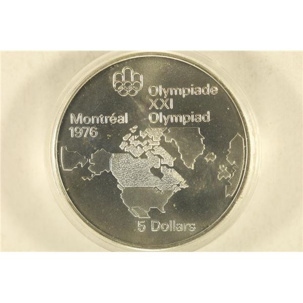 1973 CANADA $5 MONTREAL OLYMPIC COIN