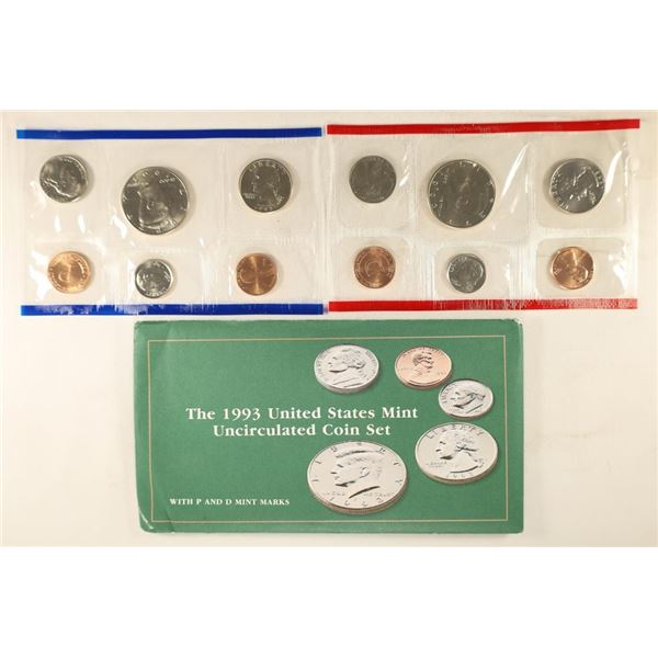 1993 US MINT SET (UNC) P/D (WITH ENVELOPE)