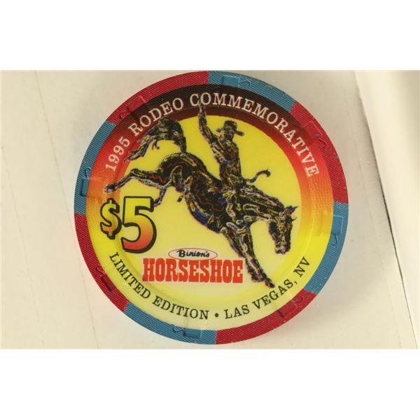 $5 BINION'S HORSESHOE CASINO CHIP LIMITED EDITION