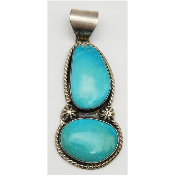 V HICKS SOUTHWESTERN STERLING PENDANT WITH