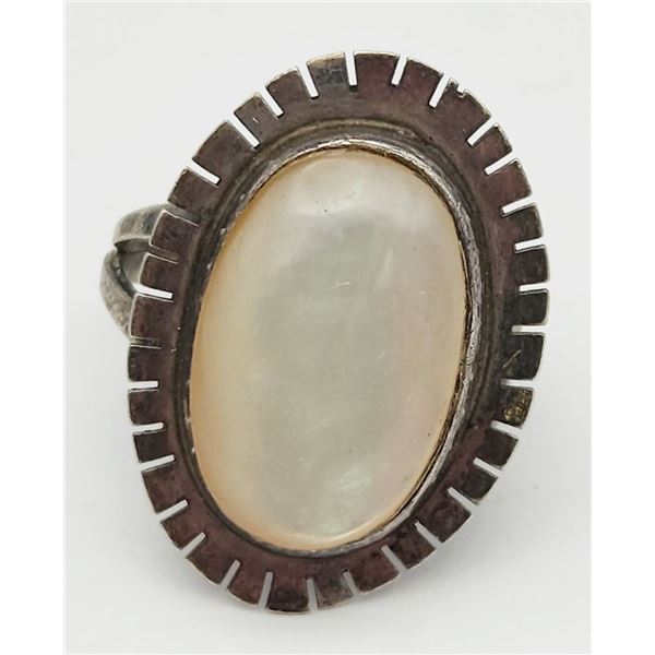 SOUTHWESTERN STERLING SPLIT SHANK RING WITH