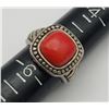 Image 6 : 3-SOUTHWESTERN STERLING RINGS WITH RED