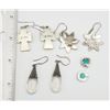 Image 6 : 4-PAIRS OF PIERCED SOUTHWESTERN EARRINGS: