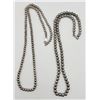 Image 1 : 2-STERLING BEADED NECKLACES