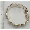 Image 4 : GORGEOUS VTG STERLING PANEL BRACELET WITH