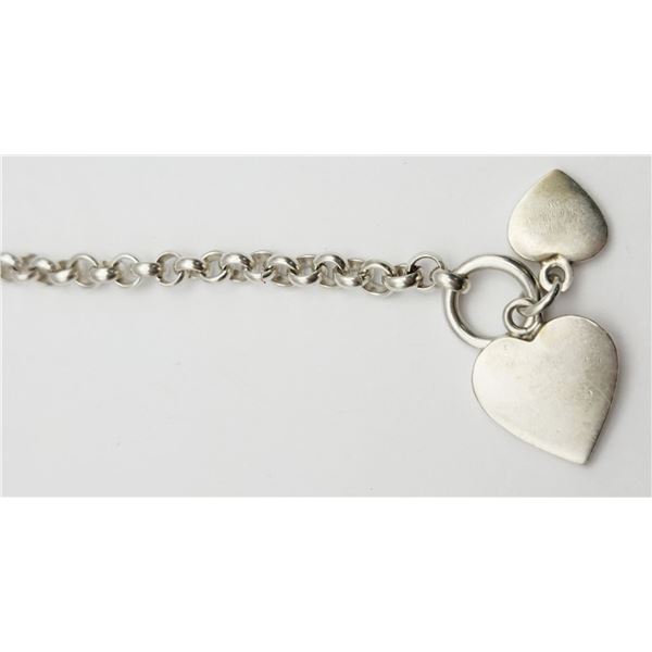 MEXICO STERLING CIRCULAR LINKED BRACELET WITH